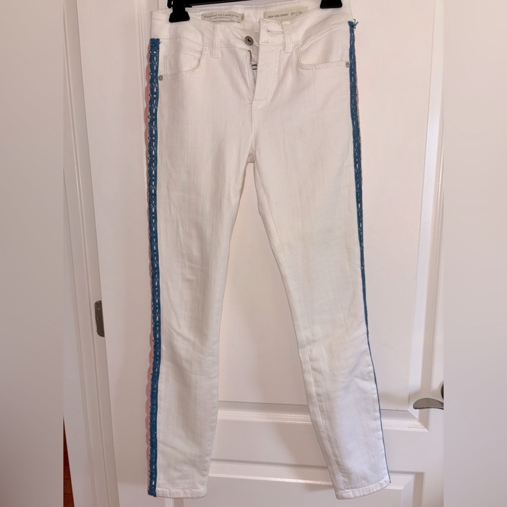 Pilcro and the Letterpress mid-rise skinny ankle jeans